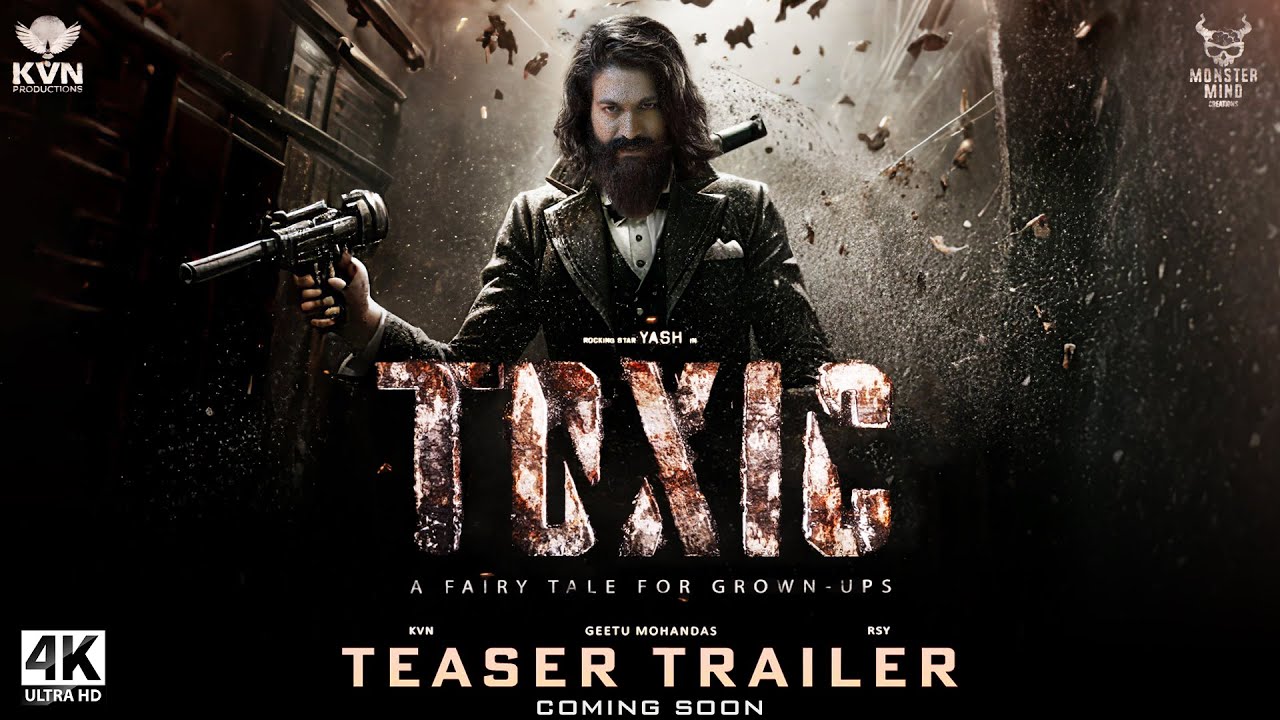 Toxic Hindi Trailer 2024 साई पल्लवी के साथ देखने को मिलने वाले है KGF स्टार