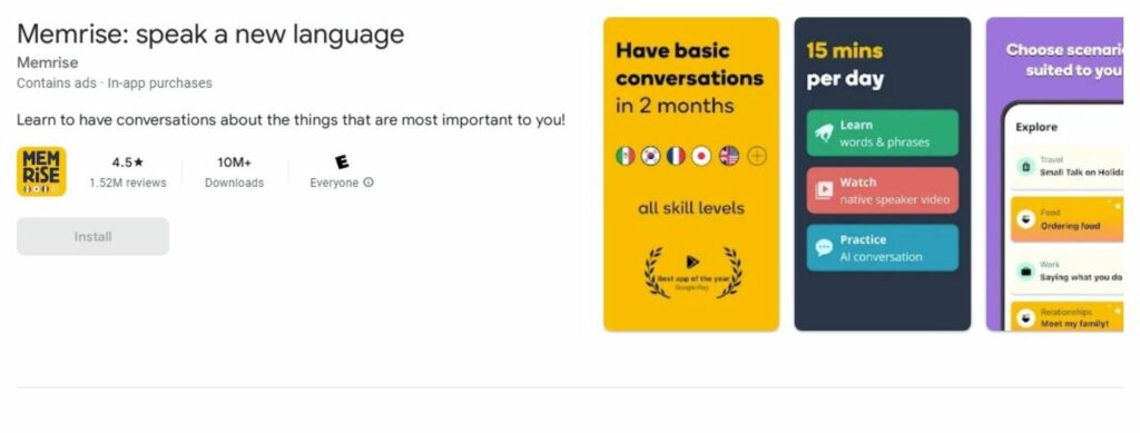 Memrise App