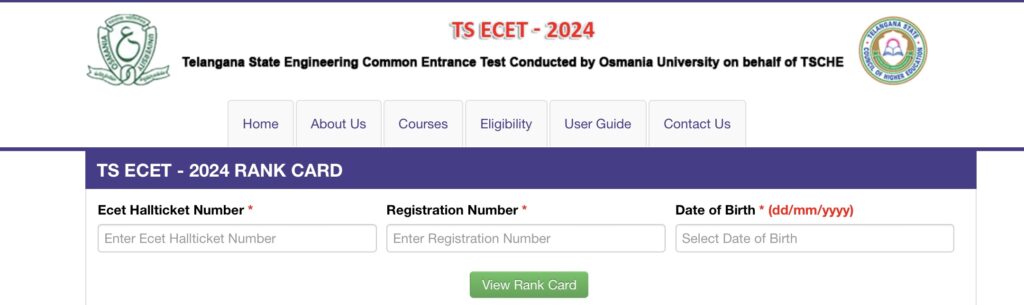 TS ECET Result