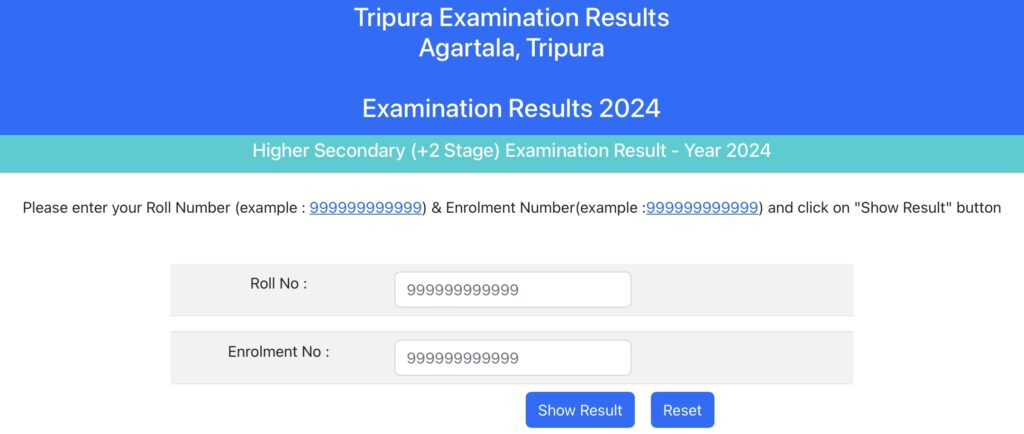 TBSE Class 10th 12th Result